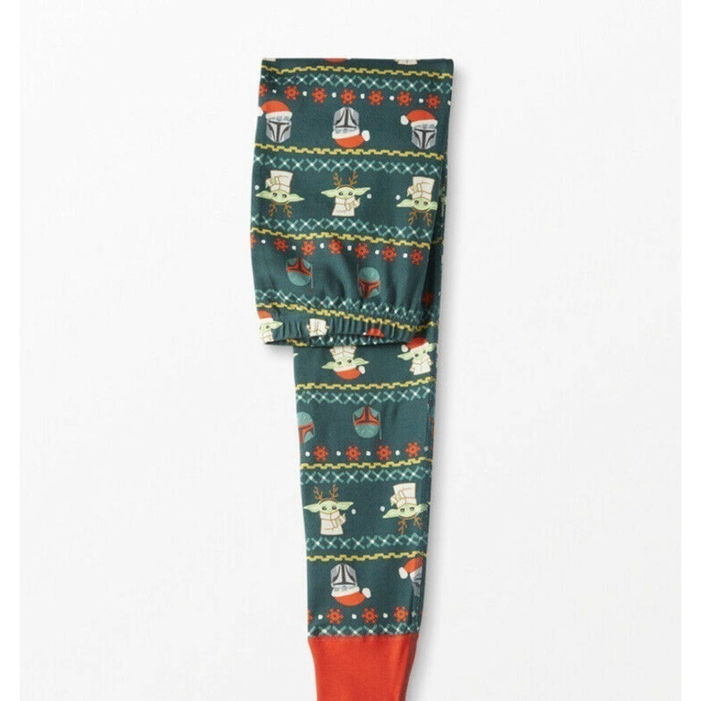 Hanna Andersson Women's Small The Mandalorian Star Wars‎ Pajama Pants Holiday